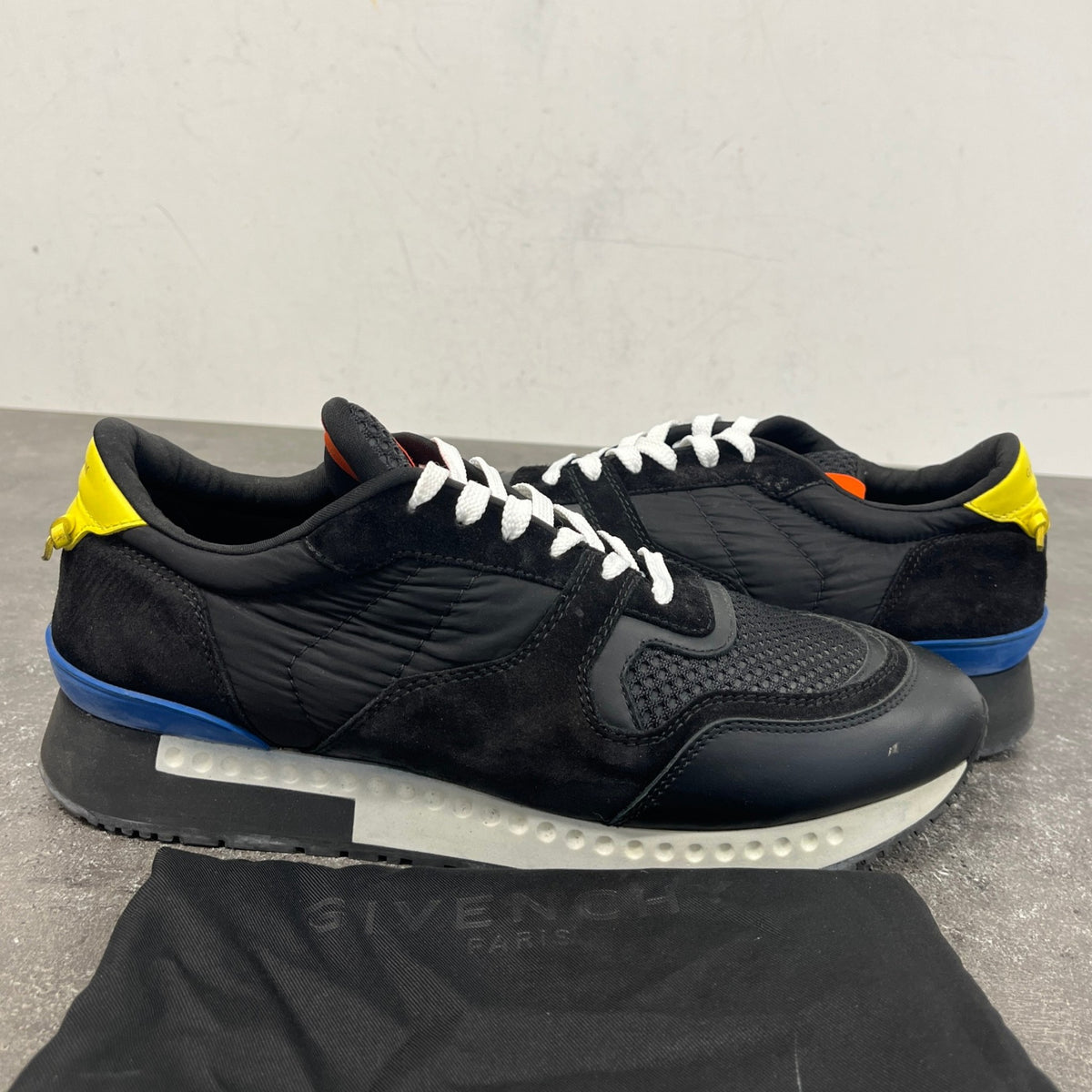 Men's Active Runner Low Trainers Black Size UK 8 / EU 42 - Photo 12