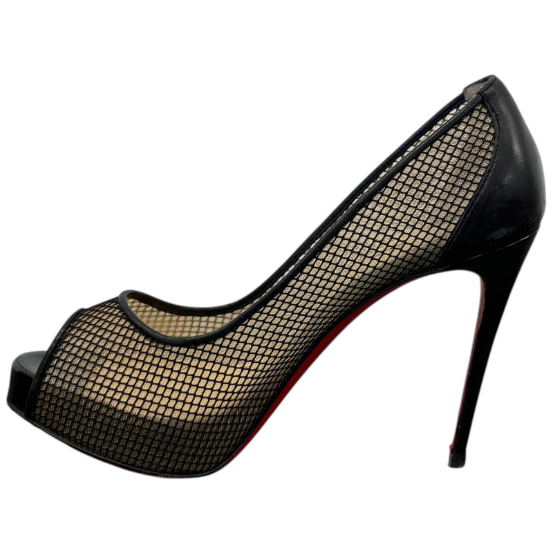 Women's Very Rete Mesh Heels Black Size EU 36 / UK 3