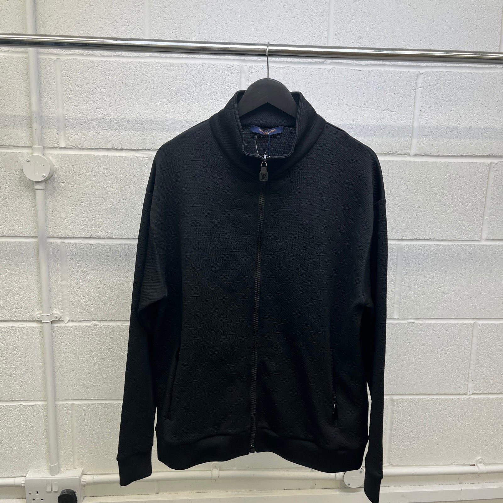 Men's Monogram Track Jacket Black Size XL - Photo 6