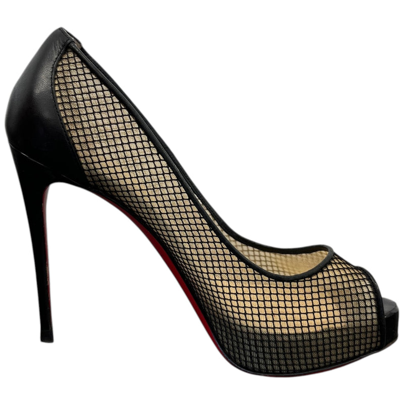 Women's Very Rete Mesh Heels Black Size EU 36 / UK 3