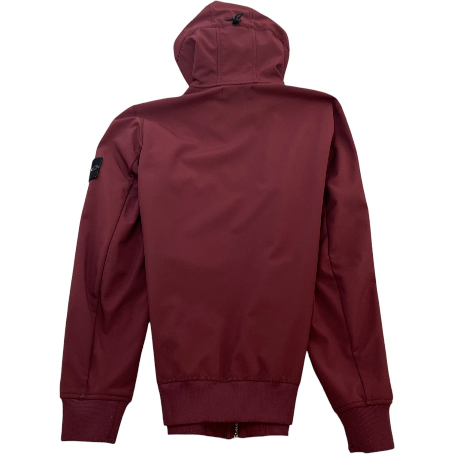 Men's Soft Shell-R Hooded Jacket Burgundy Size M - Photo 2