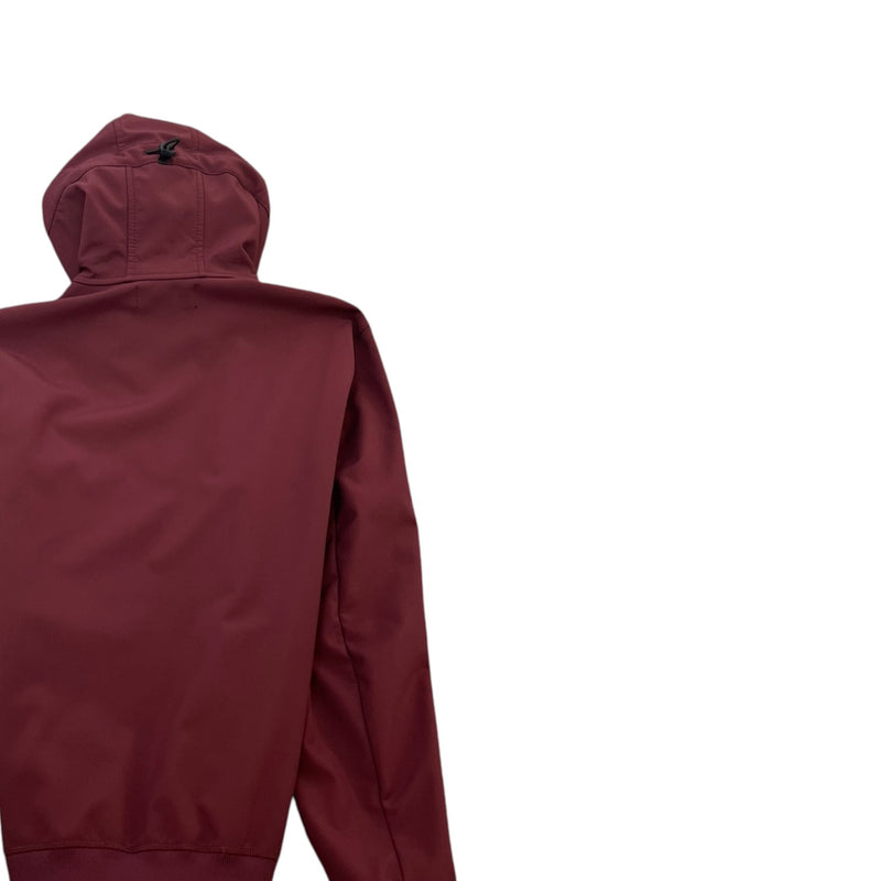 Men's Soft Shell-R Hooded Jacket Burgundy Size M