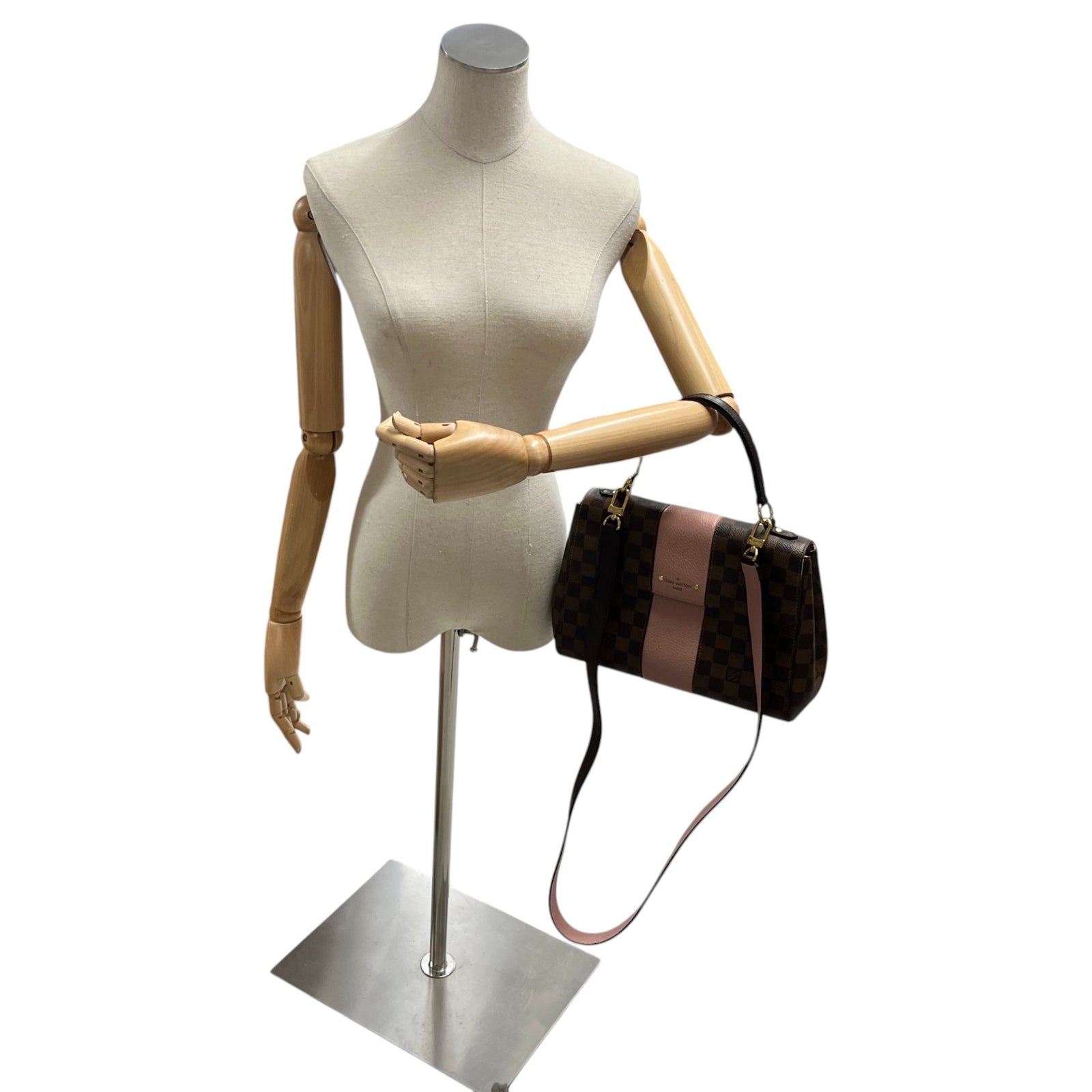 Women's Damier Ebene Bond Street MM Handbag Brown - Photo 2