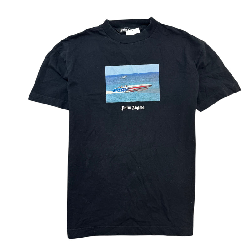 Men's Getty Speedboat T-Shirt Black Size XL