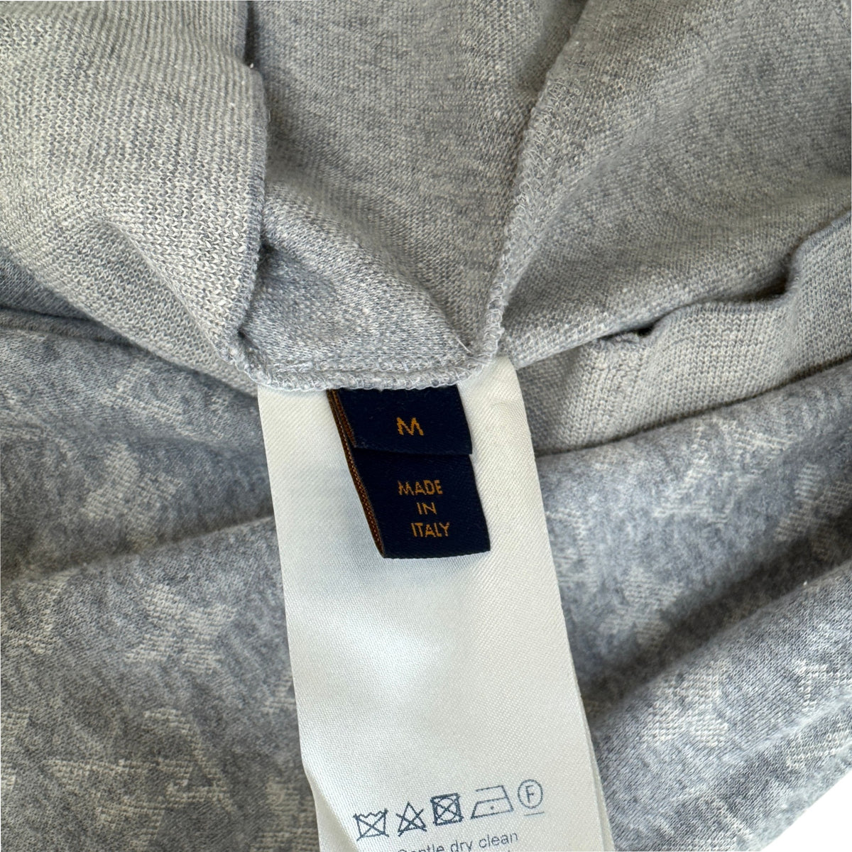 Men's Monogram Polo Shirt Grey Size M - Photo 6