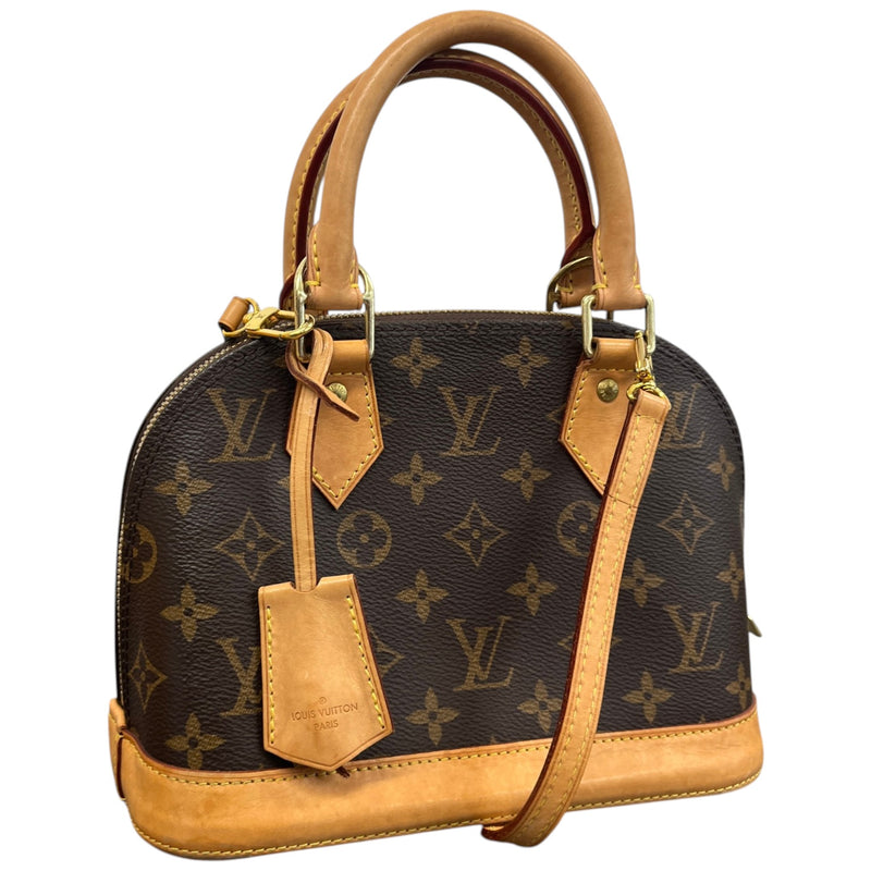 Women's Monogram Alma BB Handbag Brown