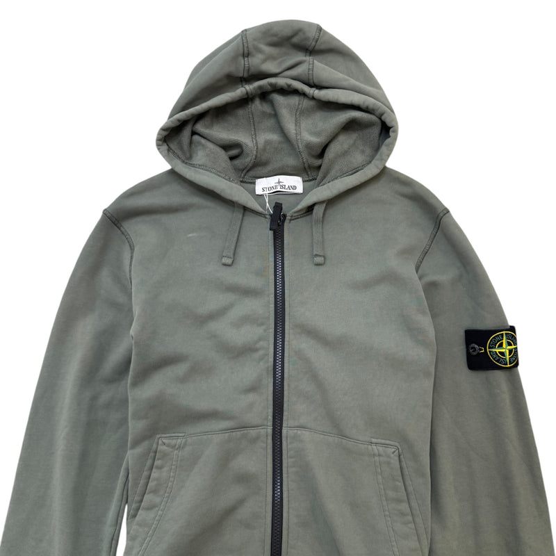 Men's Applique Logo Hoodie Khaki Size S