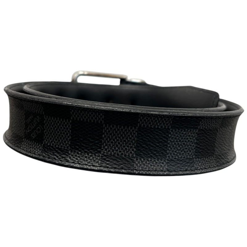 Men's Damier Graphite Pont Neuf 35MM Belt Black Size 30"