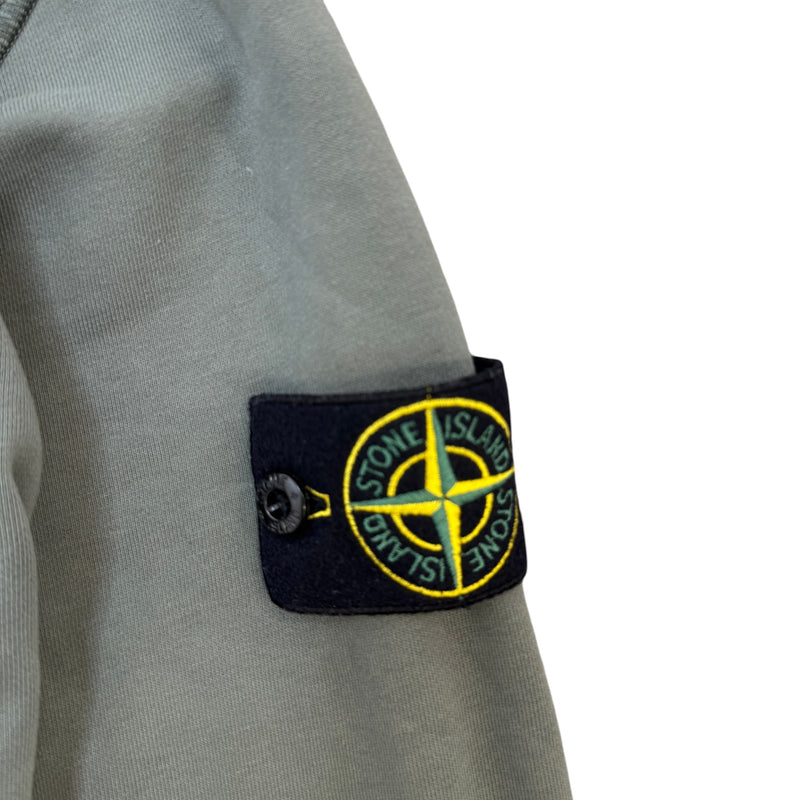 Men's Applique Logo Hoodie Khaki Size S