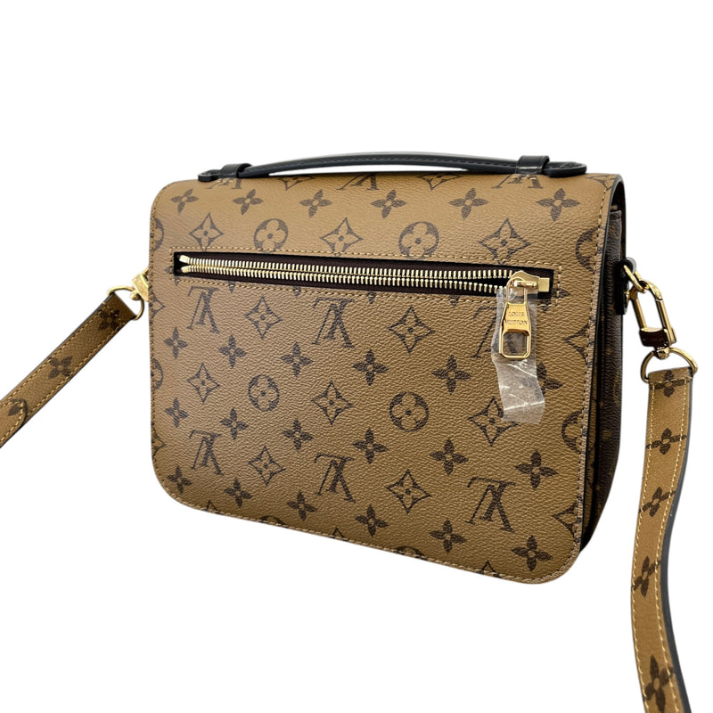 Women's Monogram Reverse Pochette Métis Handbag Brown
