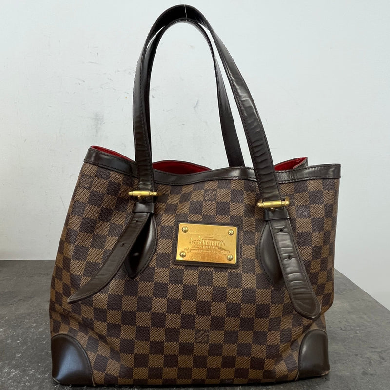 Women's Damier Ebene Hampstead Mm Tote Bag Brown