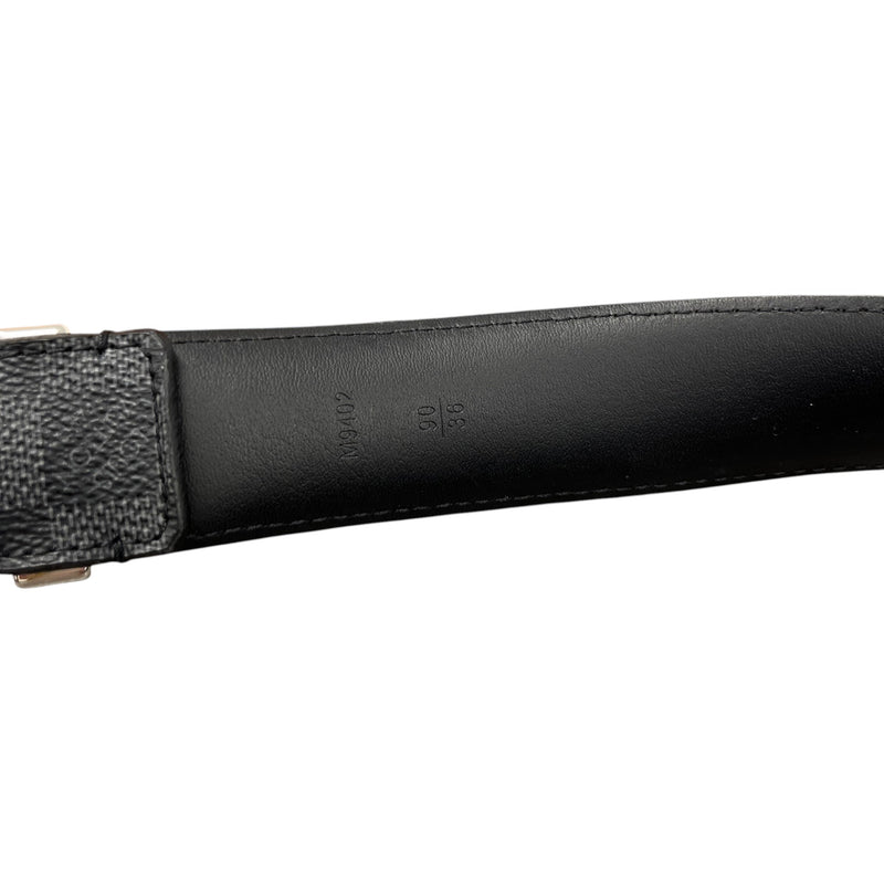 Men's Damier Graphite Pont Neuf 35MM Belt Black Size 30"