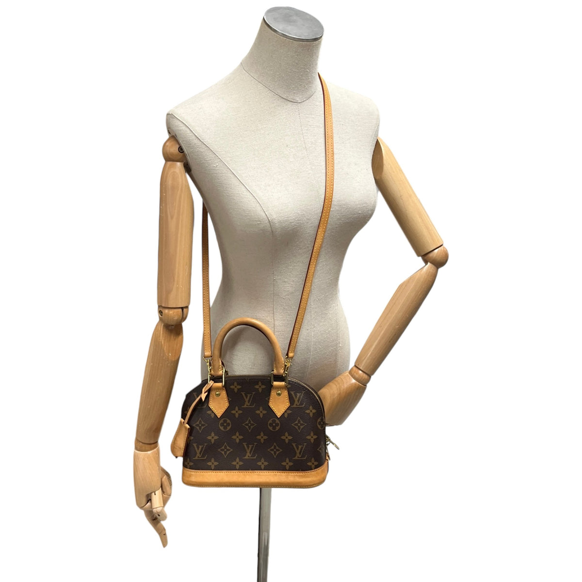 Women's Monogram Alma BB Handbag Brown - Photo 2