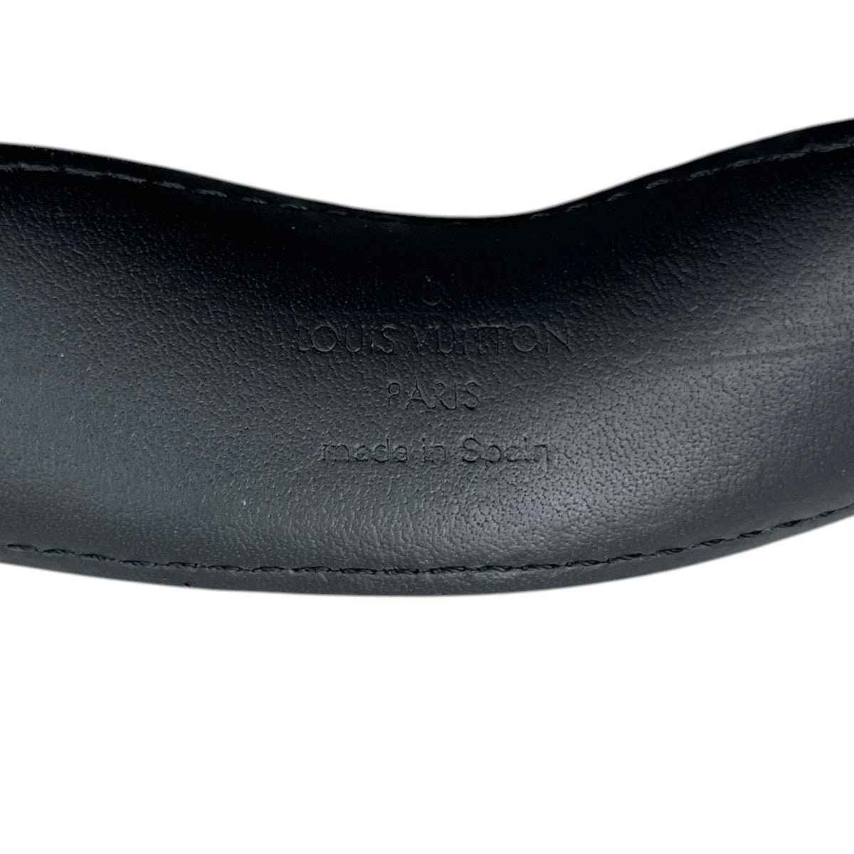 Men's Damier Graphite Pont Neuf 35MM Belt Black Size 30" - Photo 8