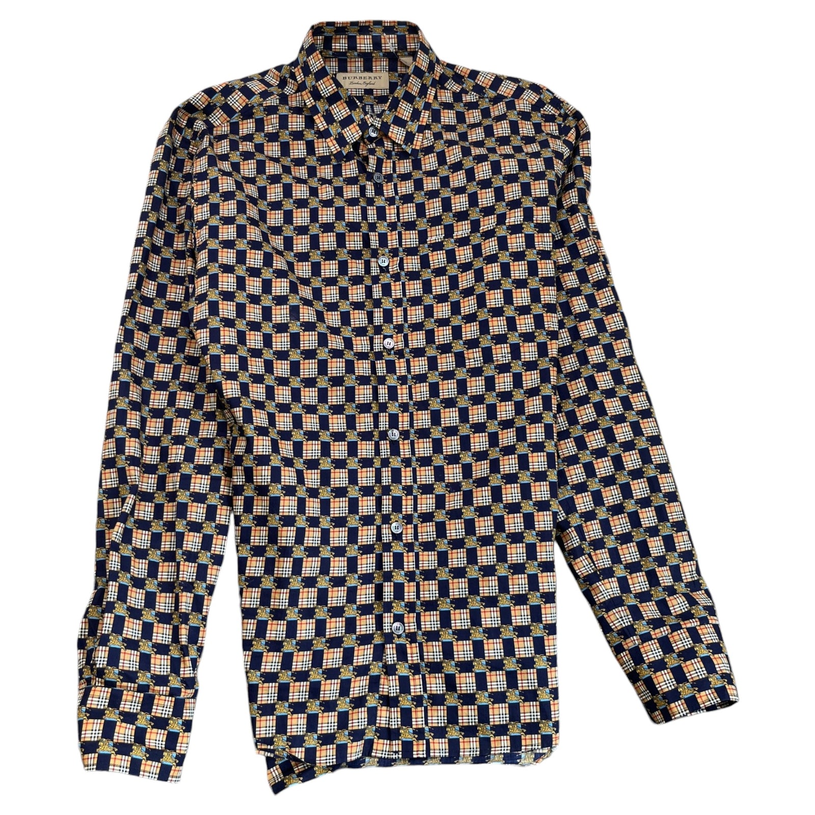 Men's Strental Long Sleeve Shirt Navy Size M - Photo 1