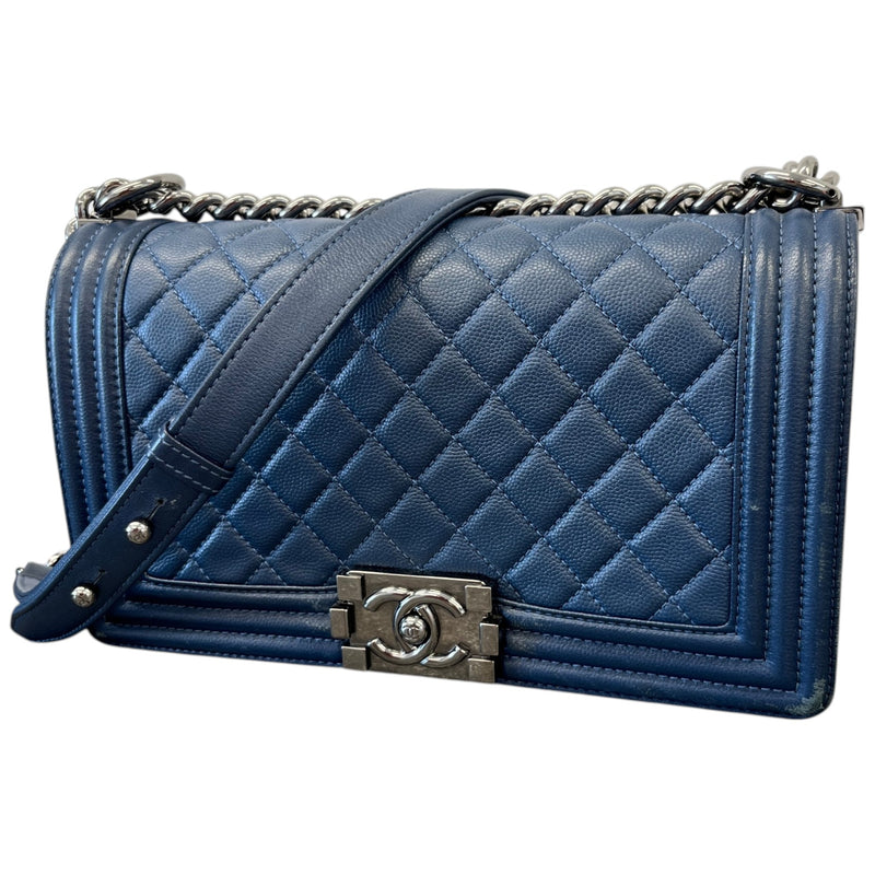 Women's Boy Flap Medium Bag Navy