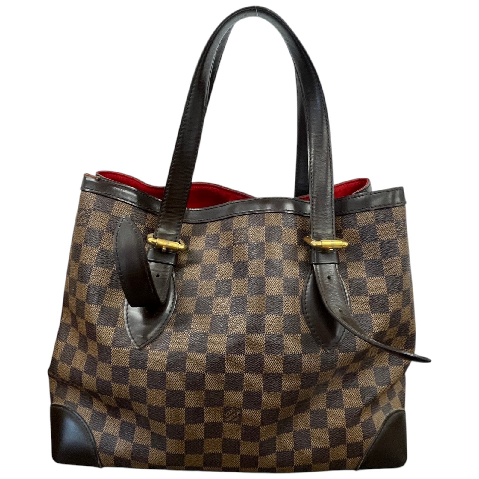 Women's Damier Ebene Hampstead Mm Tote Bag Brown - Photo 3