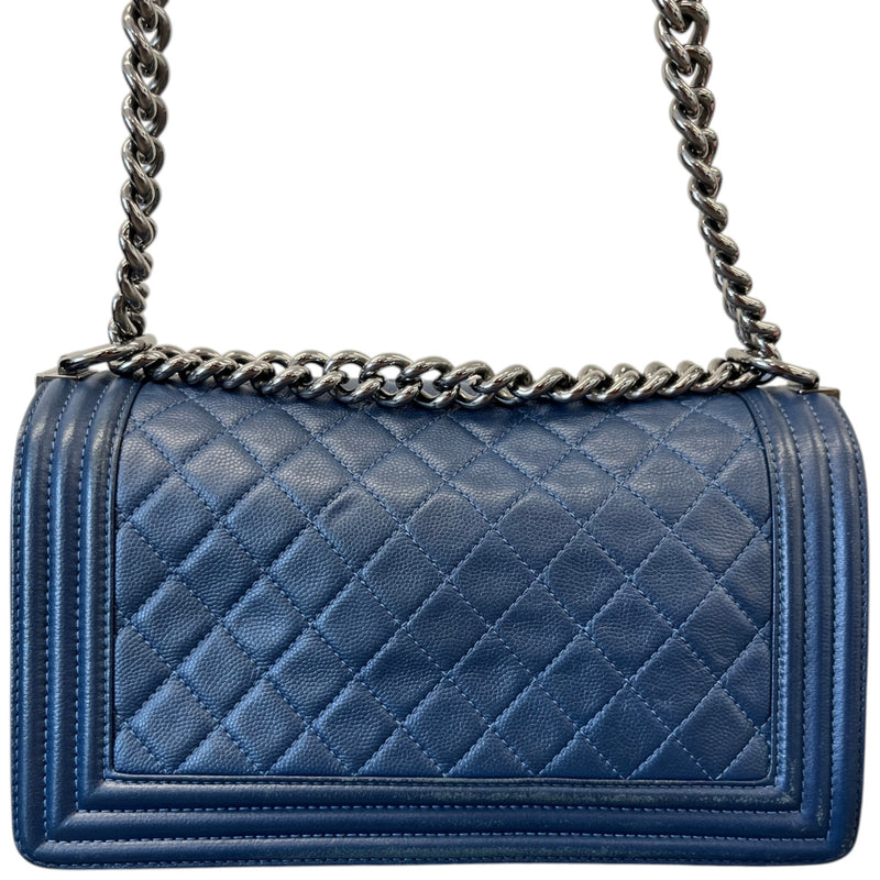 Women's Boy Flap Medium Bag Navy