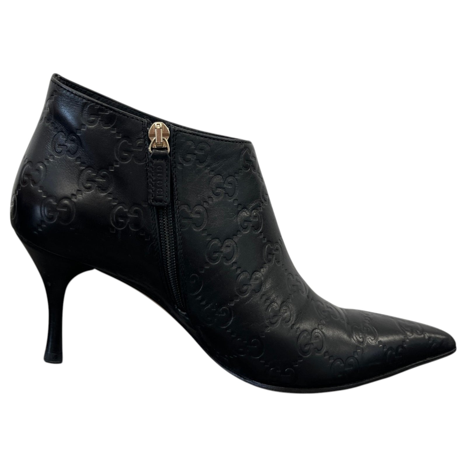 Women's GG Supreme Pointed Ankle Boots Black Size UK 3 / EU 36 - Photo 4