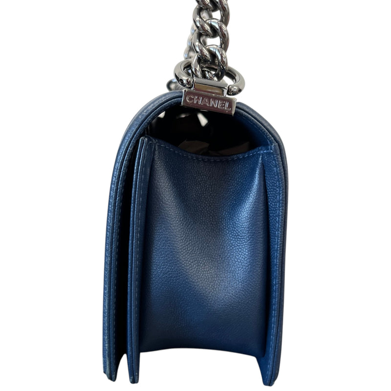 Women's Boy Flap Medium Bag Navy
