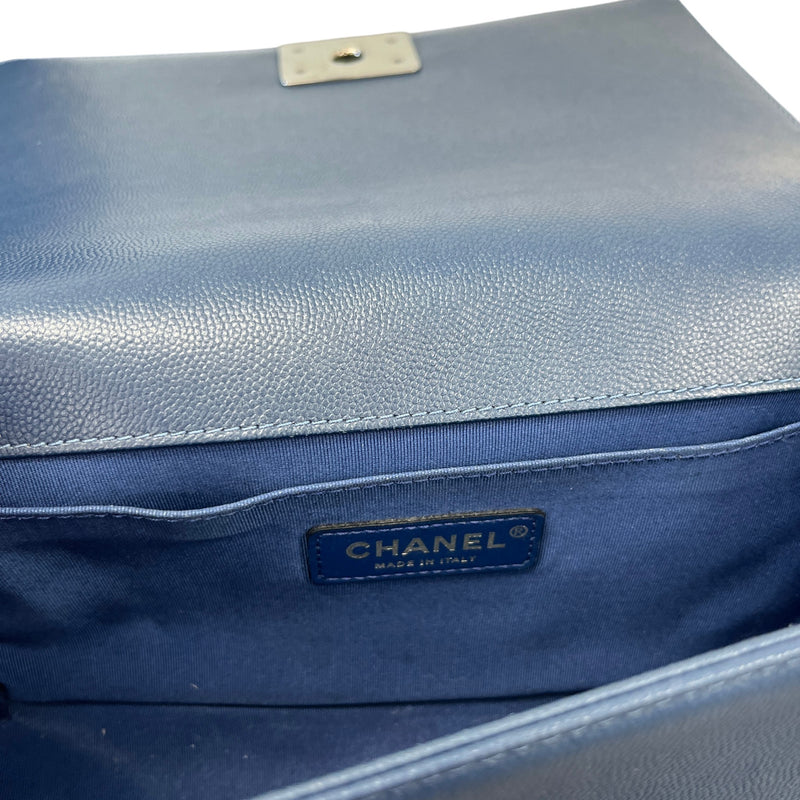 Women's Boy Flap Medium Bag Navy