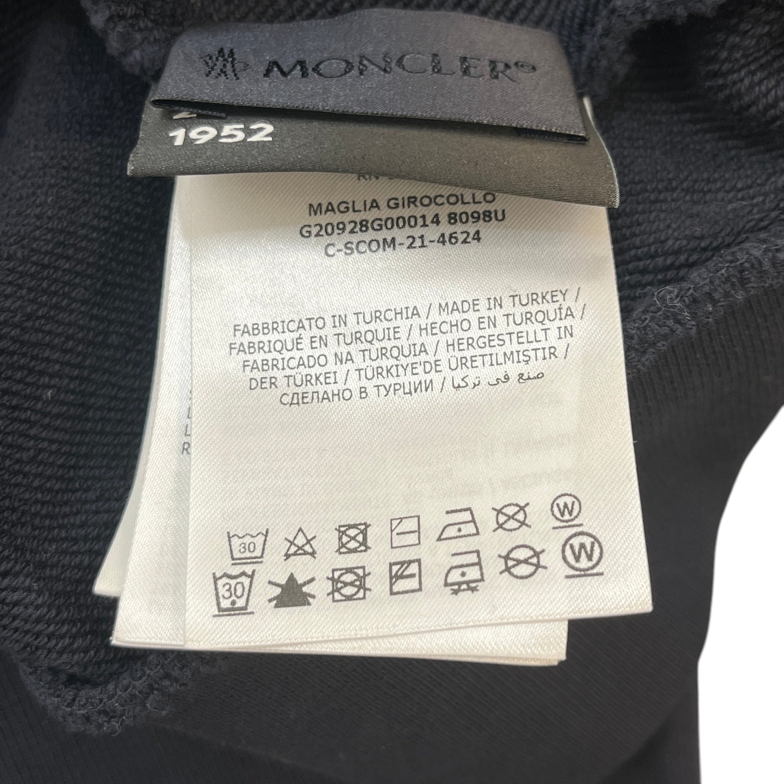 Men's 1952 Logo Sweatshirt Navy Size S - Photo 7