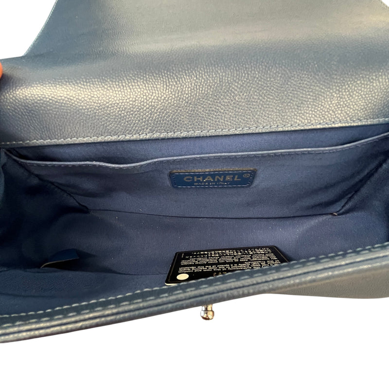 Women's Boy Flap Medium Bag Navy