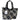 Women's Medium Check Tote Handbag Black
