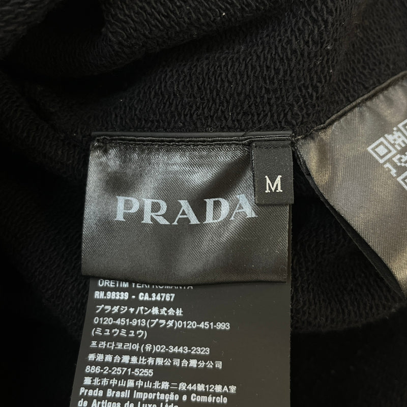 Men's Logo Print Sweatshirt Black Size M