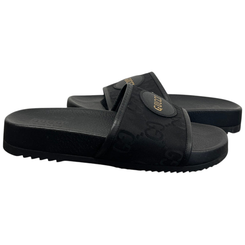 Men's GG Supreme Slides Black Size UK 9 / EU 43