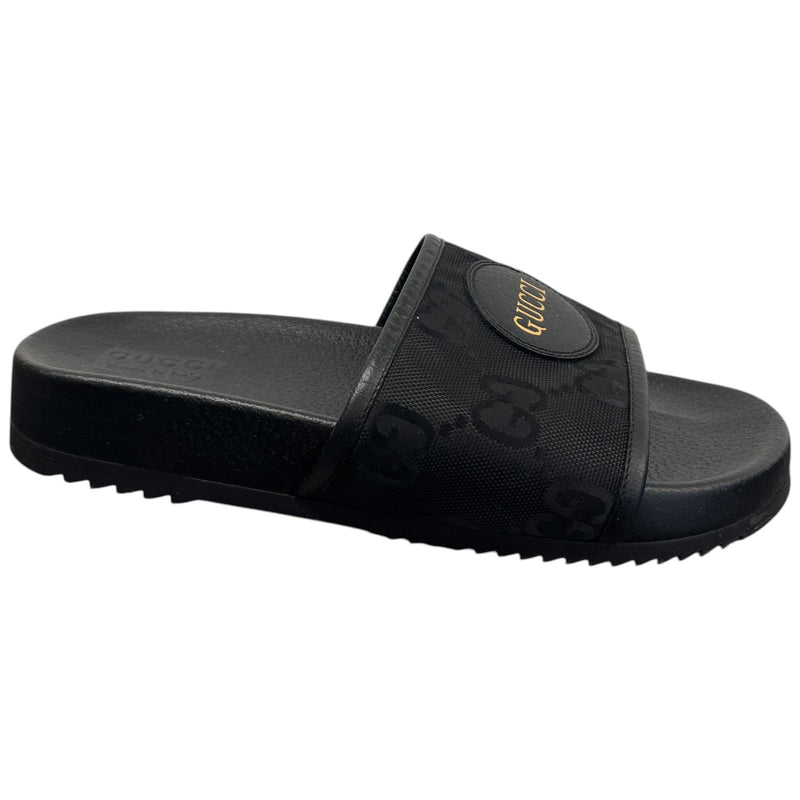 Men's GG Supreme Slides Black Size UK 9 / EU 43