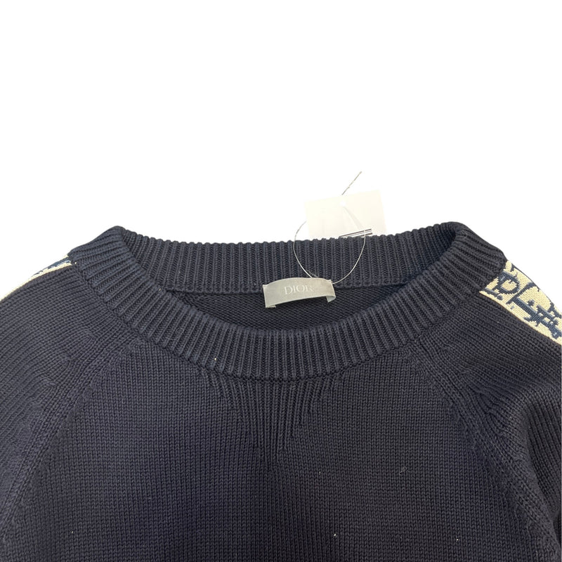 Men's Oblique Insert Jumper Navy Size M