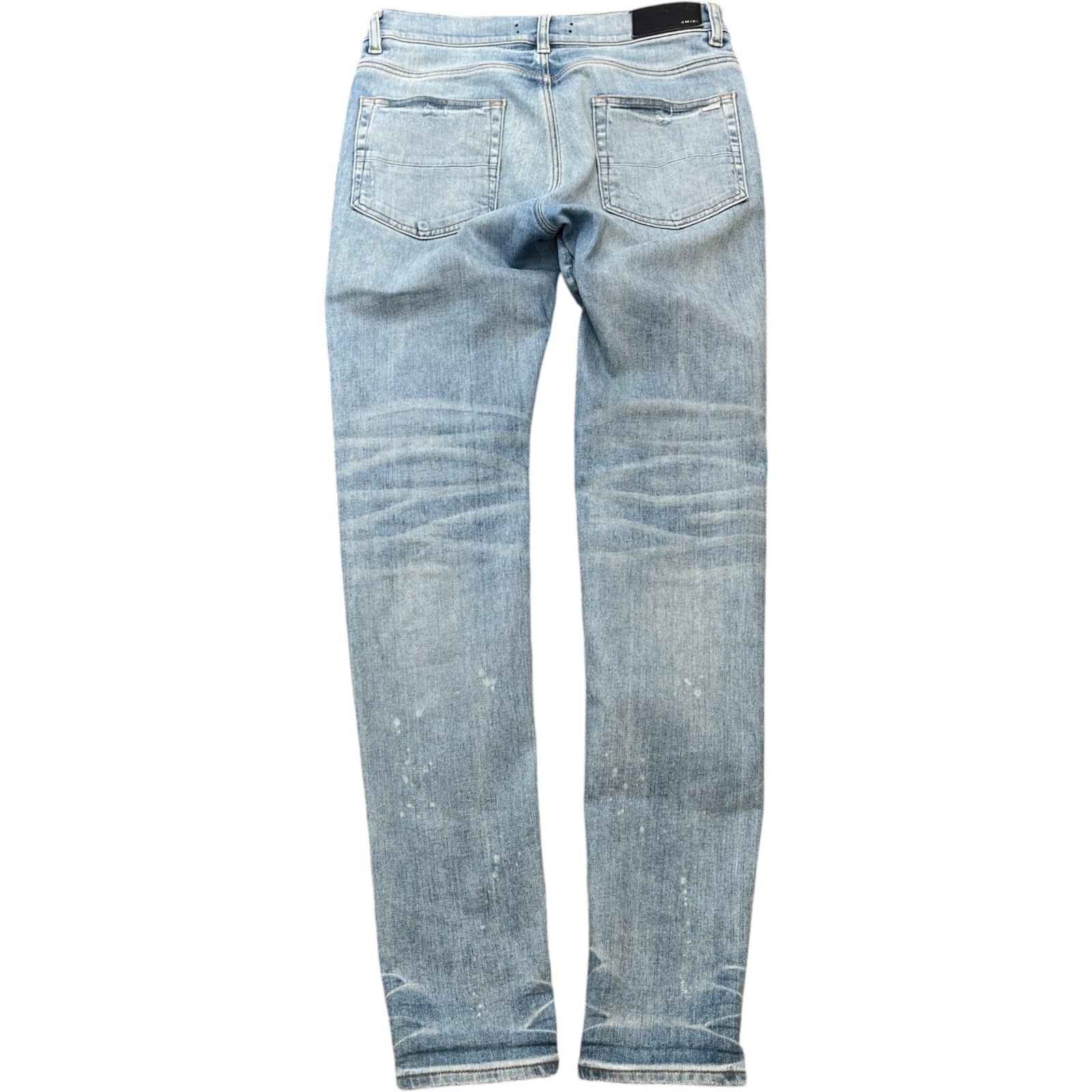 Men's Distressed Jeans Blue Size M / W32 - Photo 2