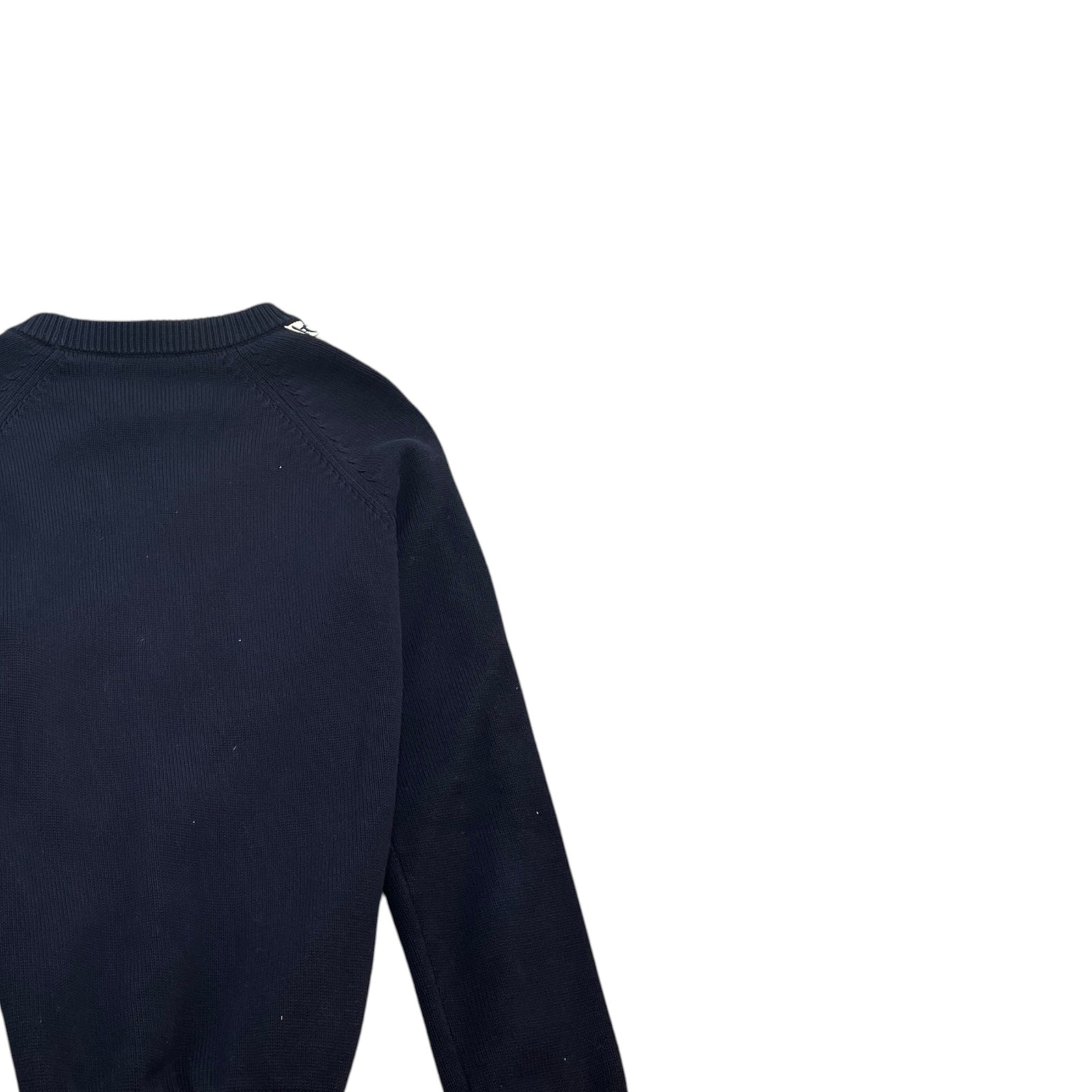 Men's Oblique Insert Jumper Navy Size M - Photo 4