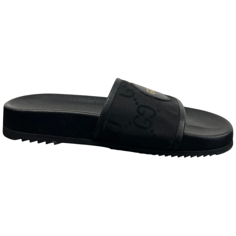 Men's GG Supreme Slides Black Size UK 9 / EU 43
