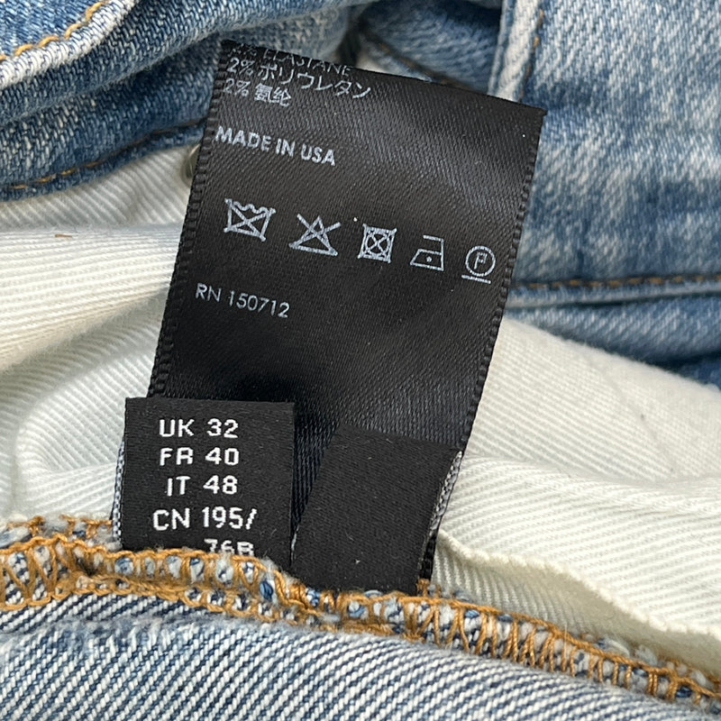 Men's Distressed Jeans Blue Size M / W32