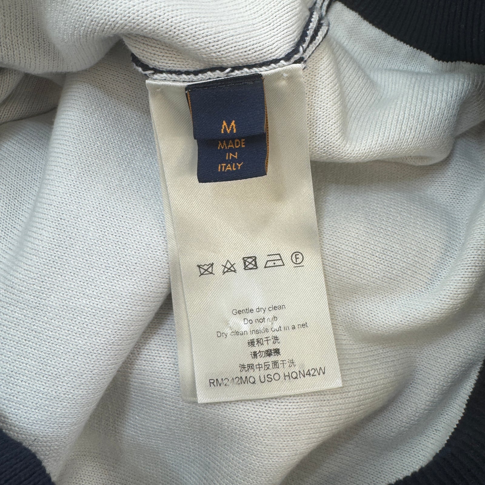 Men's Monogram Gradient Sweatshirt Navy Size M - Photo 7