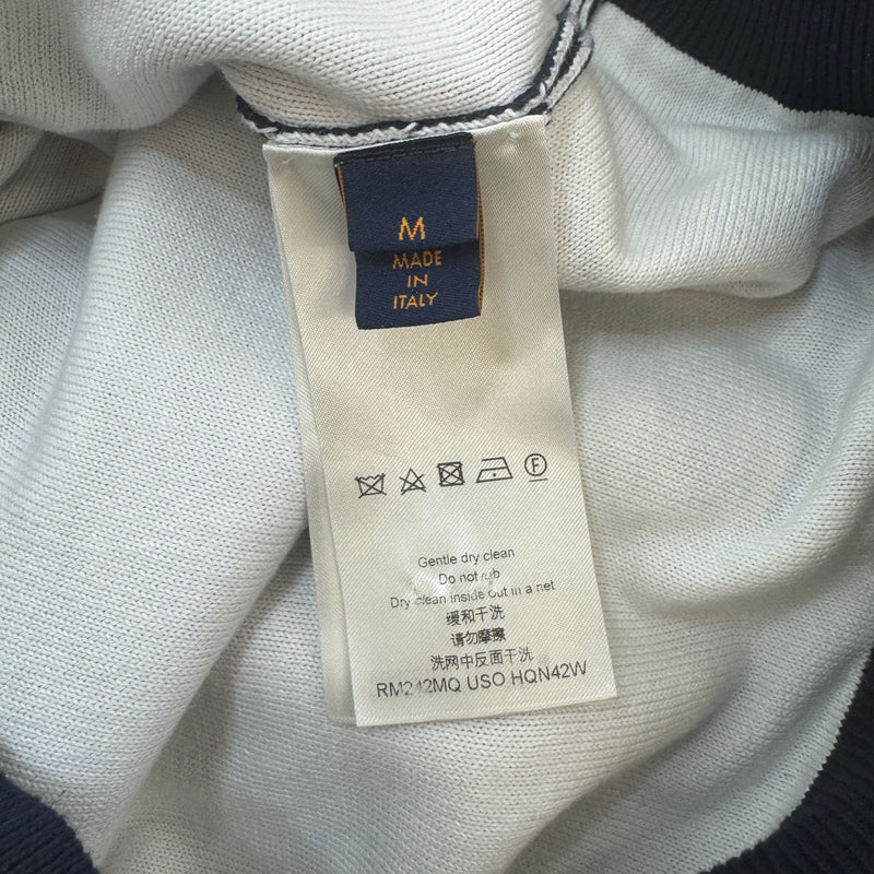 Men's Monogram Gradient Sweatshirt Navy Size M