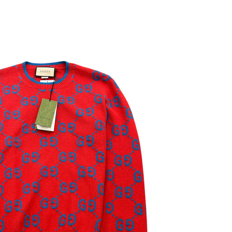 Men's Gg Supreme Jumper Red Size L