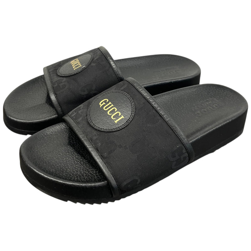 Men's GG Supreme Slides Black Size UK 9 / EU 43