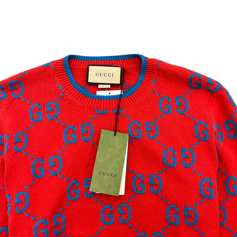 Men's Gg Supreme Jumper Red Size L