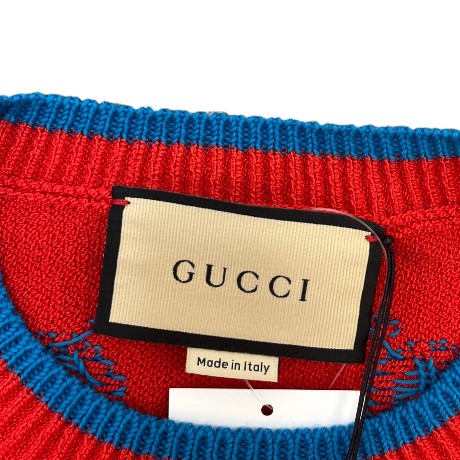 Men's Gg Supreme Jumper Red Size L - Photo 6