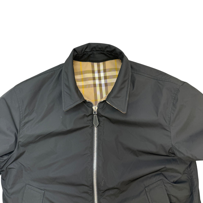 Men's Reversible Nova Check Jacket Beige Size M