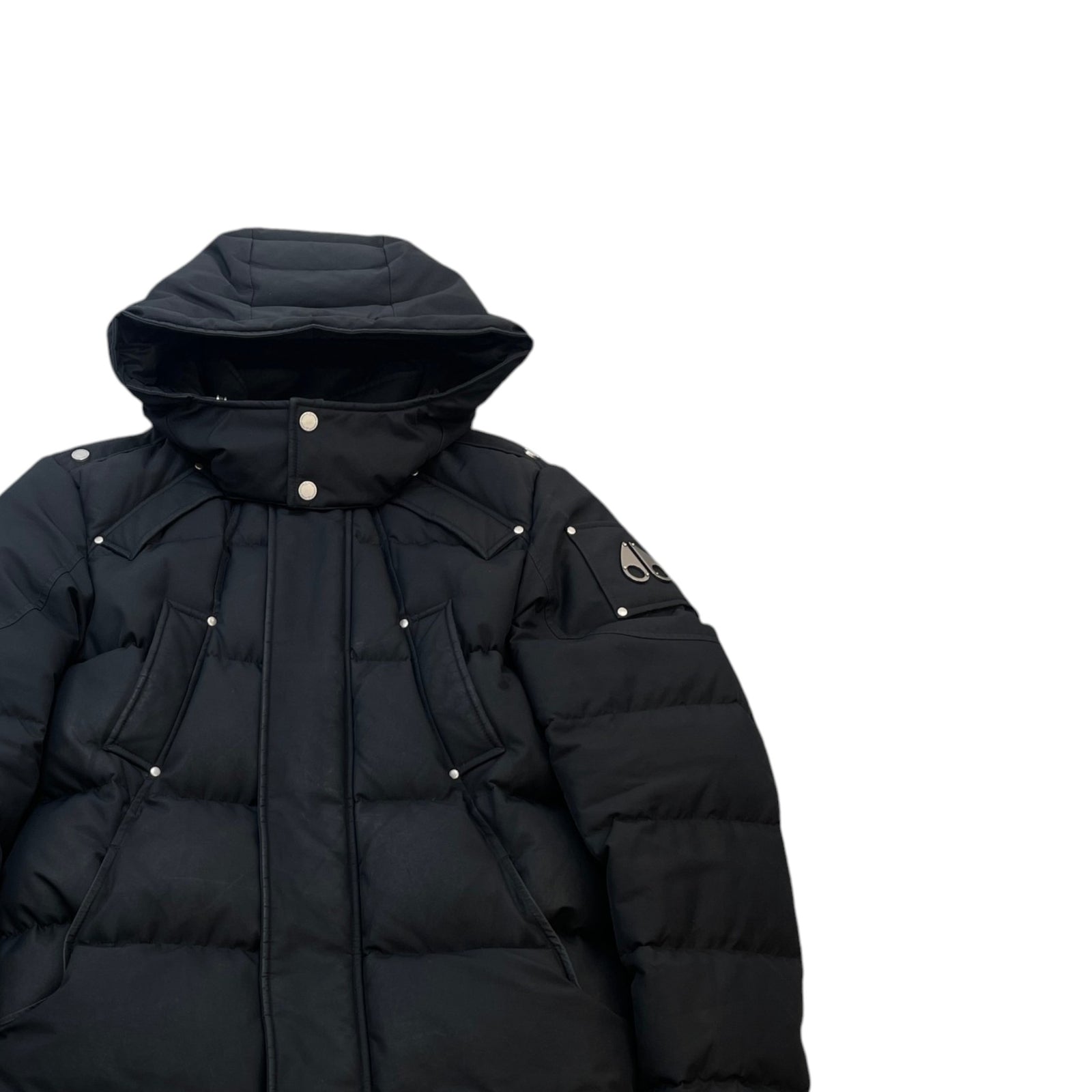 Men's Ulrecht Quilted Down Jacket Black Size M - Photo 3