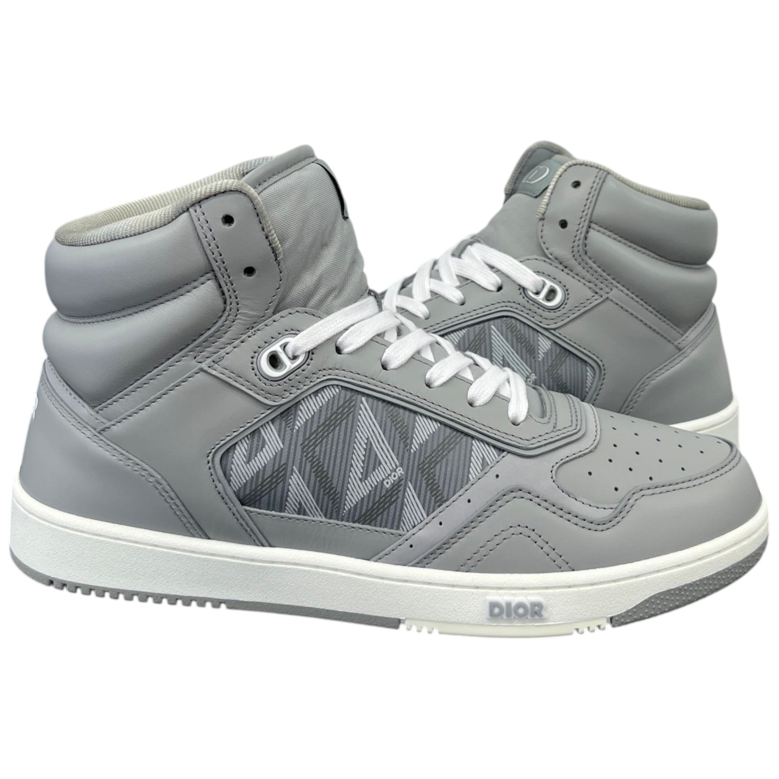 Men's B27 Cd Diamond High Trainers Grey Size EU 42 / UK 8 - Photo 3