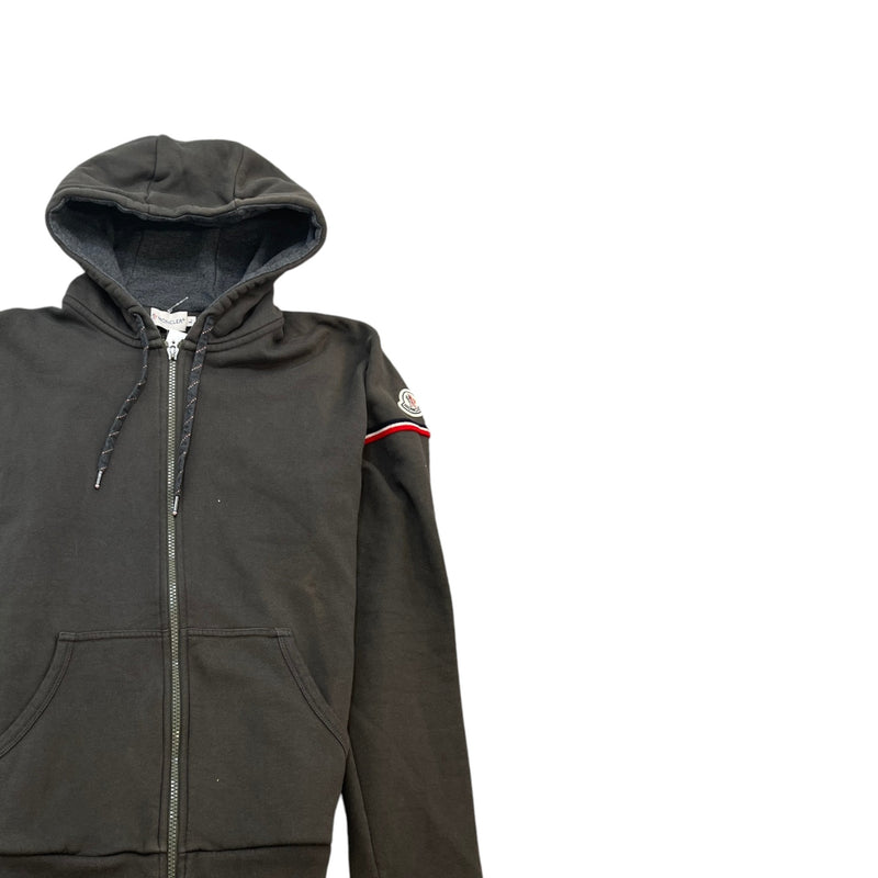 Men's Maglia Zip Up Hoodie Khaki Size L