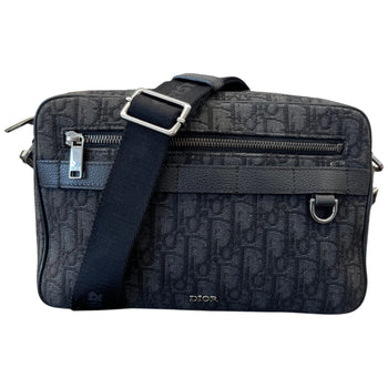 Men's Oblique Safari Messenger Bag Black