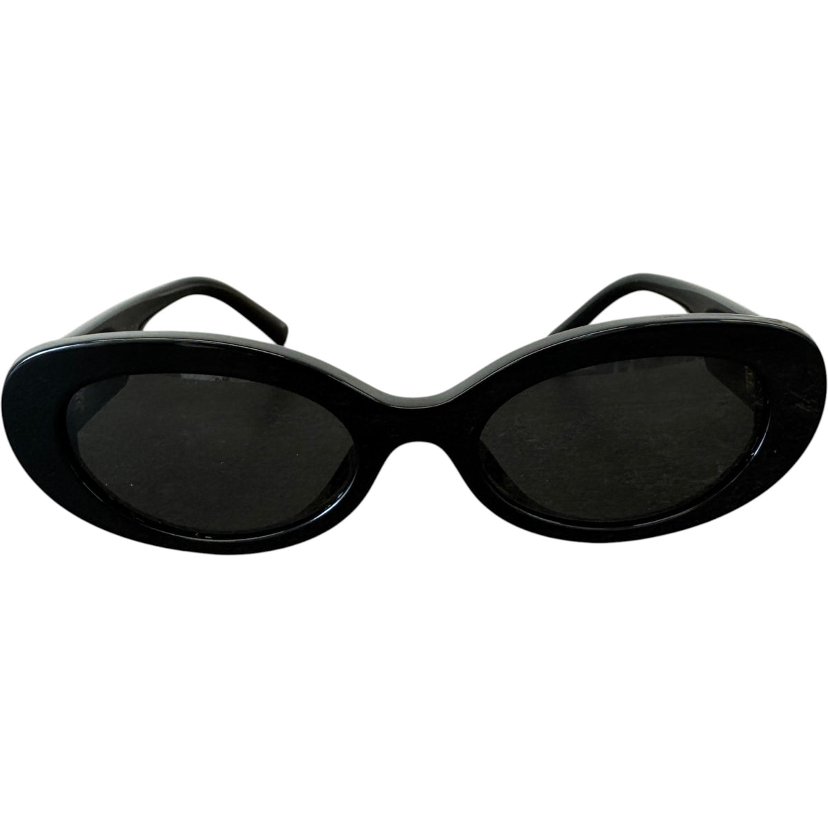 Women's DG4537 Devotion Oval Sunglasses Black - Photo 1