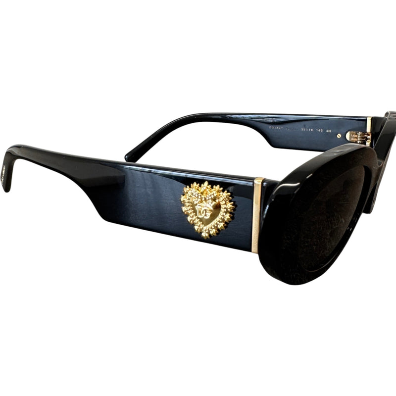 Women's DG4537 Devotion Oval Sunglasses Black