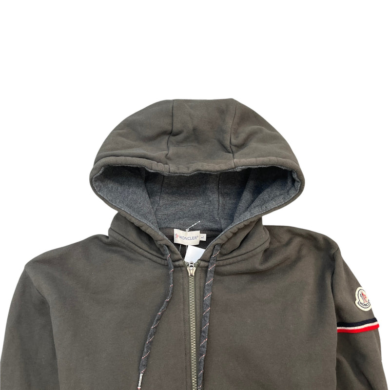 Men's Maglia Zip Up Hoodie Khaki Size L